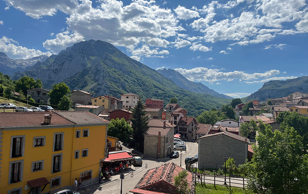 View of the village of Sotres