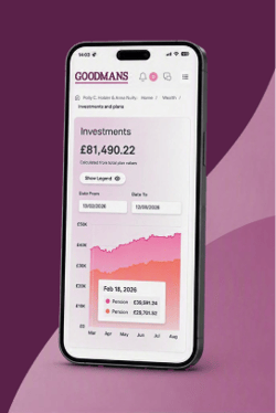The Goodmans app on a mobile phonenshot (2)
